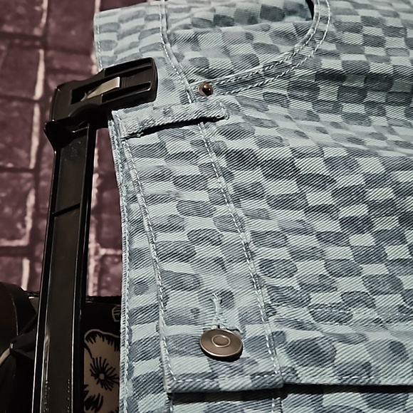 Future Collective NWT Checkered Wide Leg Jeans size 20 - Picture 3 of 10